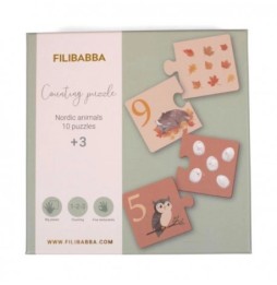 Filibabba Nordic Animals Counting Puzzle