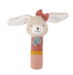 Handheld Rattle Toy, Bunny Nature Collection