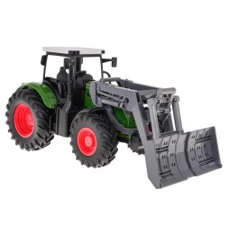 Green Tractor with Bulldozer for Kids Over 3