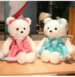 Bear in Dress 34cm Pink