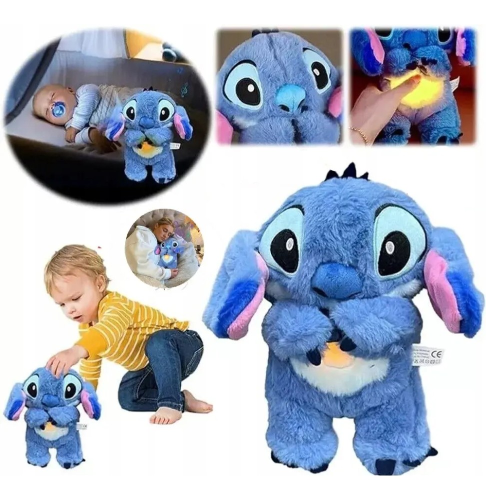 Pluszak Stich oddychający miś dla dzieci