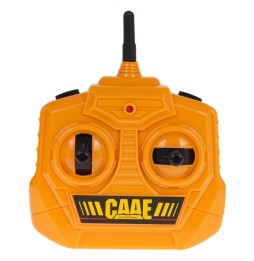 Buldozer R/C pentru copii - jucărie cu fum