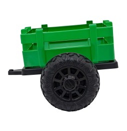 Kids BLAST Tractor with Trailer Green