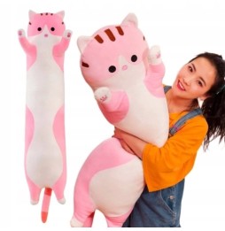 Long Pink Cat Plush 150 cm