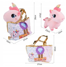 Plush Unicorn with Bag