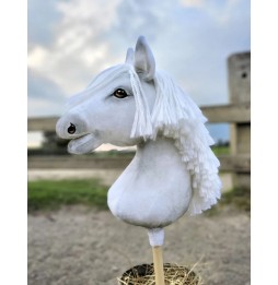 Hobby Horse Premium Stick Horse - White A3