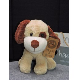 Max & Sax maskotka piesek z łatką 25 cm