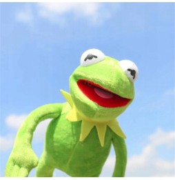 Kermit brotac din pluș 60 cm pentru copii