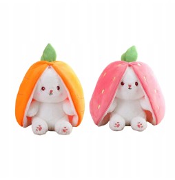 Plush Bunny Strawberry Carrot 25 cm