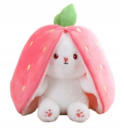 Plush Bunny Strawberry Carrot 25 cm