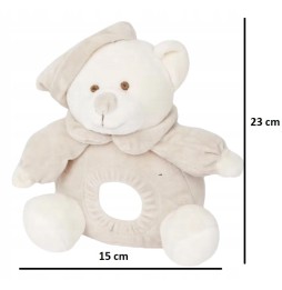 Beige Night Light Teddy Bear 23 cm