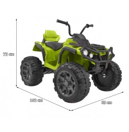 Green Kids Quad ATV 2.4GHz with Remote Control