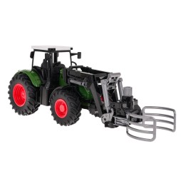 Tractor verde cu prindere pentru copii