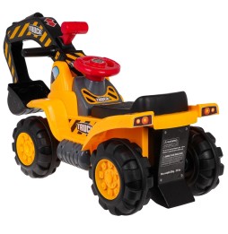 Ride-On Excavator Toy for Kids Over 3