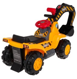 Ride-On Excavator Toy for Kids Over 3