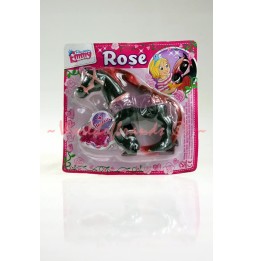 Emmy Rose Jucărie set clipsuri cal figură