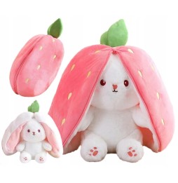 Strawberry Carrot Bunny Plush