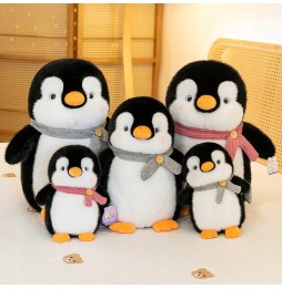 Plush Penguin with Pink Scarf 23 cm