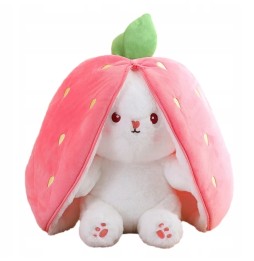 Strawberry Carrot Bunny Plush