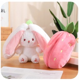 Strawberry Carrot Bunny Plush