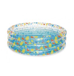 Piscină pentru copii Tropical BESTWAY 170x53cm plasture