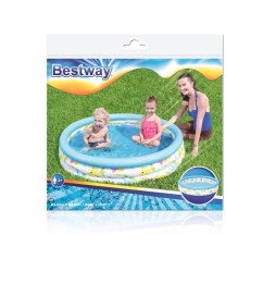 Piscină cu pești 1.22/25cm Bestway pentru copii