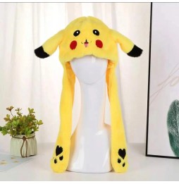 Pikachu Hat with Moving Ears and LED