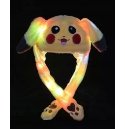 Pikachu Hat with Moving Ears and LED