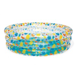 Piscină pentru copii Tropical BESTWAY 170x53cm plasture