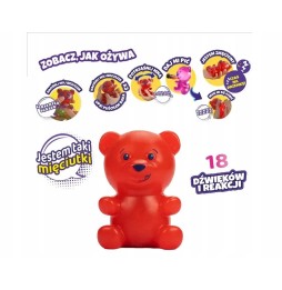 Interactive Rubber Bear with Sounds 12cm