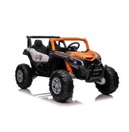 Pojazd utv x3 off-road pomarańczowy dla dzieci