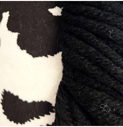 Hobby horse A4, koń na kiju biało-czarny
