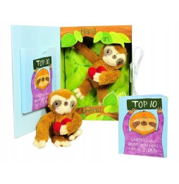 Sloth Plush Toy and Book Set