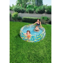 Piscină pentru copii Tropical BESTWAY 170x53cm plasture