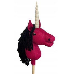 Hobby Horse Pink Unicorn A4 on a Stick