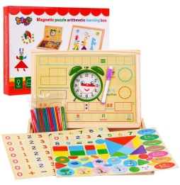 Wooden Magnetic Board for Kids Educational Set