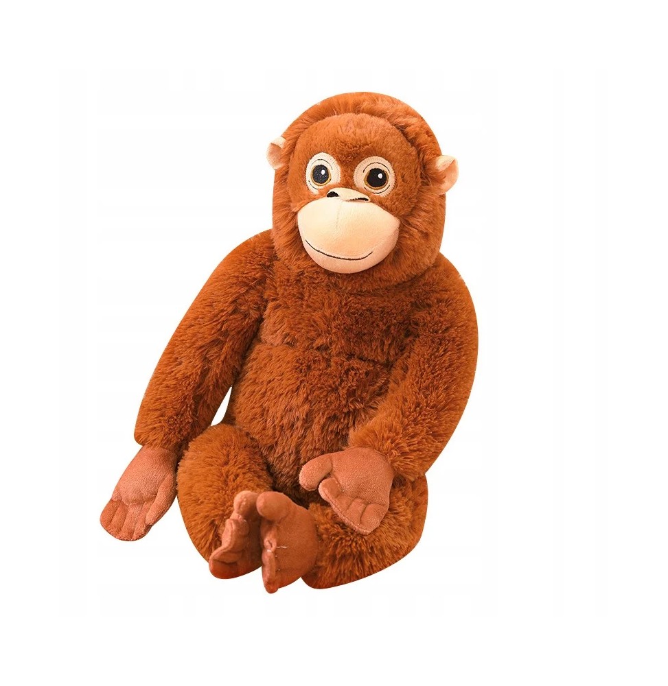 Brązowa małpka orangutan przytulanka 60 cm