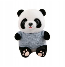 Panda Plush Toy 23 cm in Blue Sweater