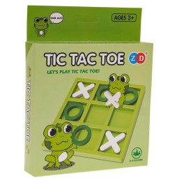 Mini Frog Tic Tac Toe Logic Game for Kids