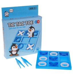 Mini Penguin Tic Tac Toe Game for Kids and Adults