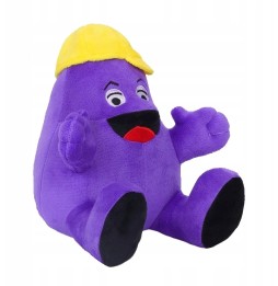 Maskotka Grimace Shake 22 cm z żółtym kapeluszem