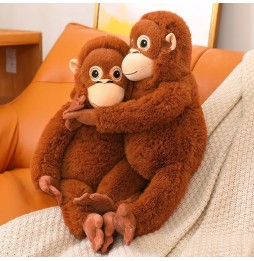 Brązowa małpka orangutan przytulanka 60 cm