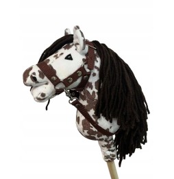 Hobby Horse Set A5 - White-Brown Stick Horse