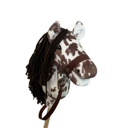 Hobby Horse Set A5 - White-Brown Stick Horse