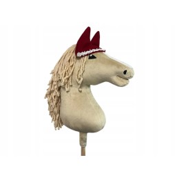 Căști Crăciun Hobby Horse A3 - Bordo