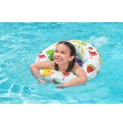 BESTWAY 61cm Inflatable Swimming Ring Vinyl