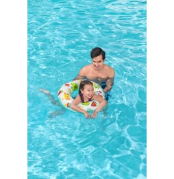 BESTWAY 61cm Inflatable Swimming Ring Vinyl