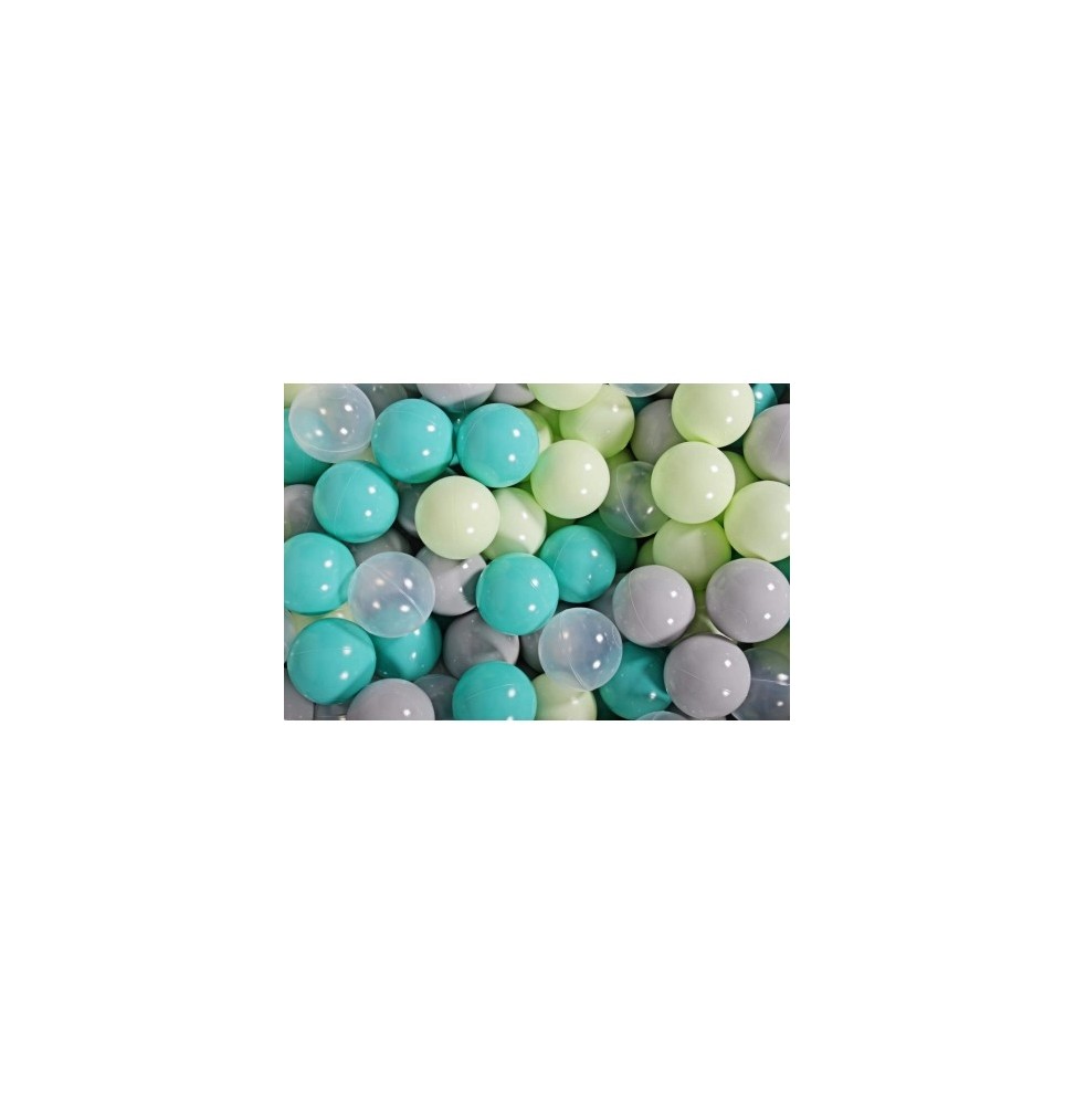 Set of 400 plastic balls, 7cm for kids