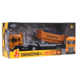 Construction Dumper Truck with Lights and Sounds