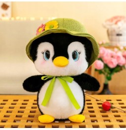 Large Penguin with Green Hat 25 cm Plush